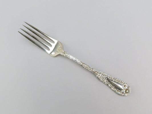 12 Fabulous Dominick Haff No10 pattern Sterling Silver Dinner Forks 7 3/4 Inches