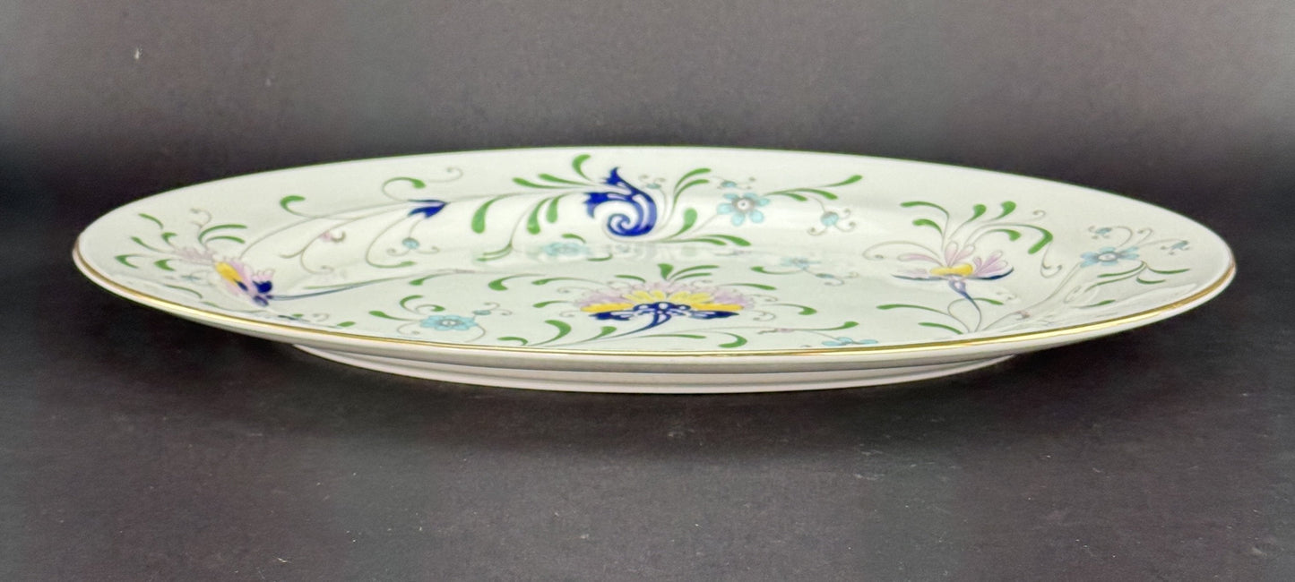 Coalport Pageant Pattern Oval Platter 15.25 x 11.5 Inches