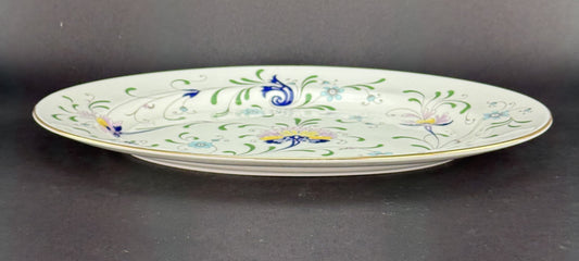 Coalport Pageant Pattern Oval Platter 15.25 x 11.5 Inches
