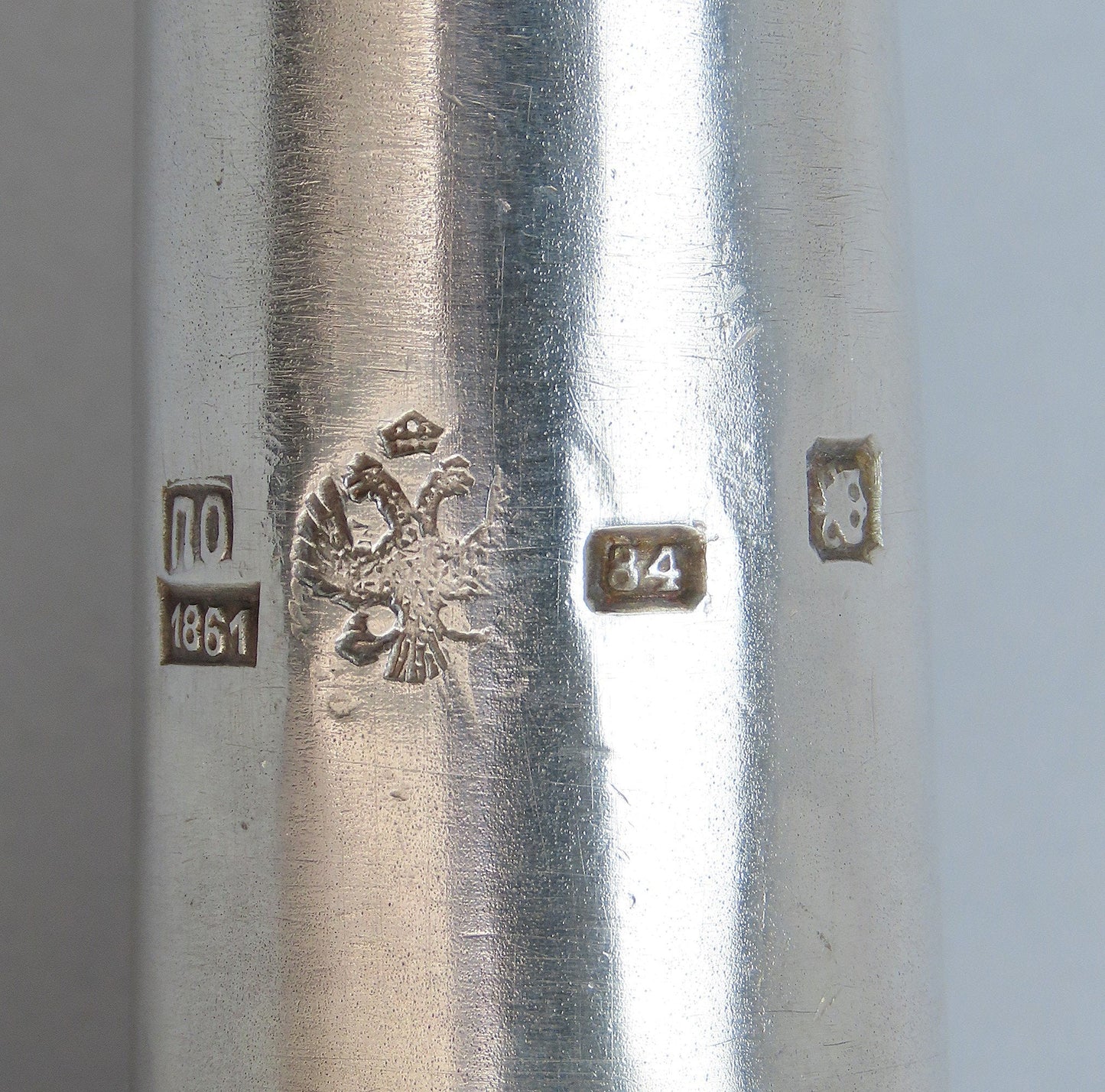 Rare Imperial Russian 1861 84 Silver Yad Torah Pointer St Petersburg Judaica