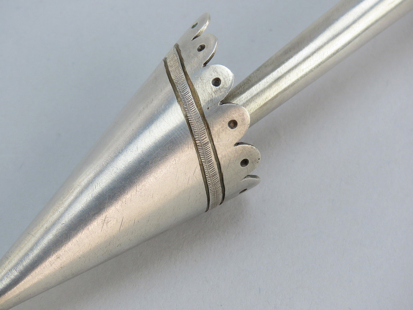 Rare Imperial Russian 1861 84 Silver Yad Torah Pointer St Petersburg Judaica