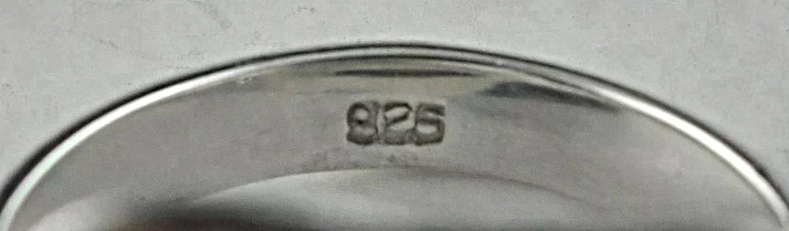 Sterling Silver and Chalcedony Quartz Ring Adjustable Size