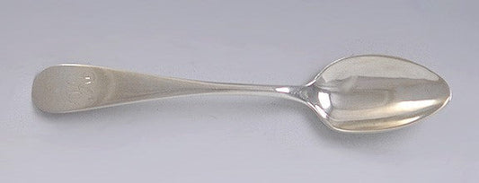 12 19th Century Farrington & Hunnewell Coin Silver Teaspoon