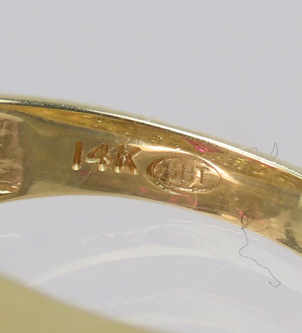 Stunning 14k Yellow Gold ~.36ct Ruby ~.25ct Diamond Ring