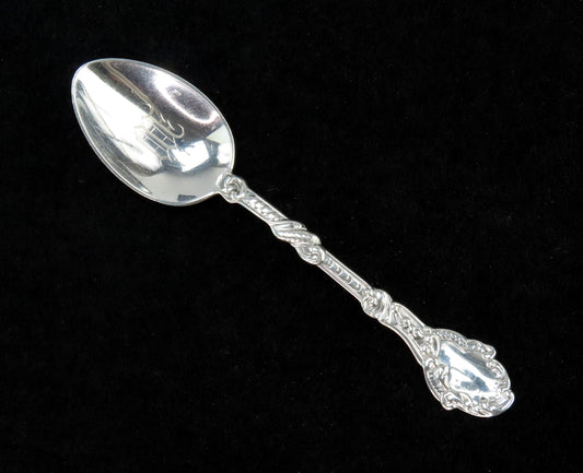 Rare Set 5 Gorham Marie Antoinette Sterling Silver Demitasse Spoons W Mono