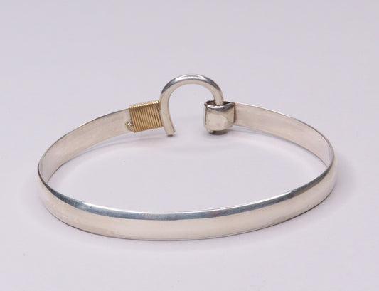 Beautiful 925 Sterling Silver Bracelet Horseshoe Decoration 7 1/2 Inches