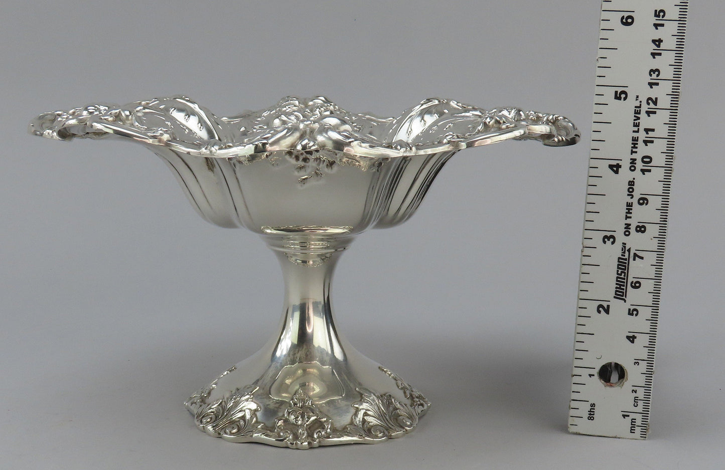 Nice Reed Barton Sterling Silver Francis I Tazza Compote Pedestal Bowl X568 1954