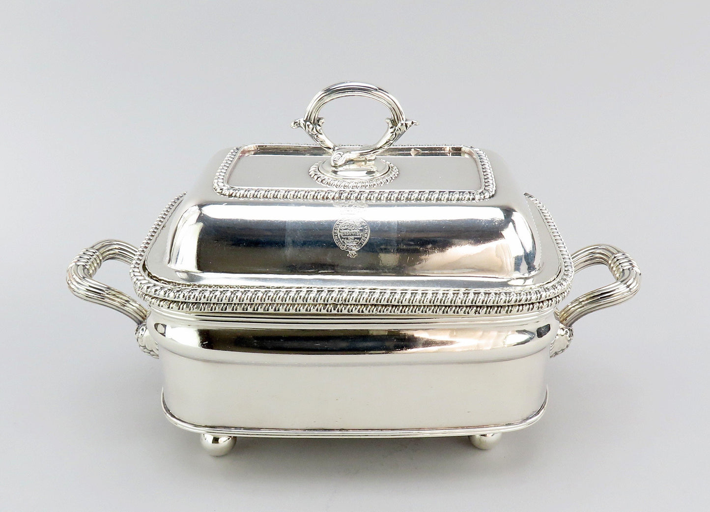 10th Duke of Hamilton Crest OSP Old Sheffield Plate Food Warmer circa 1820