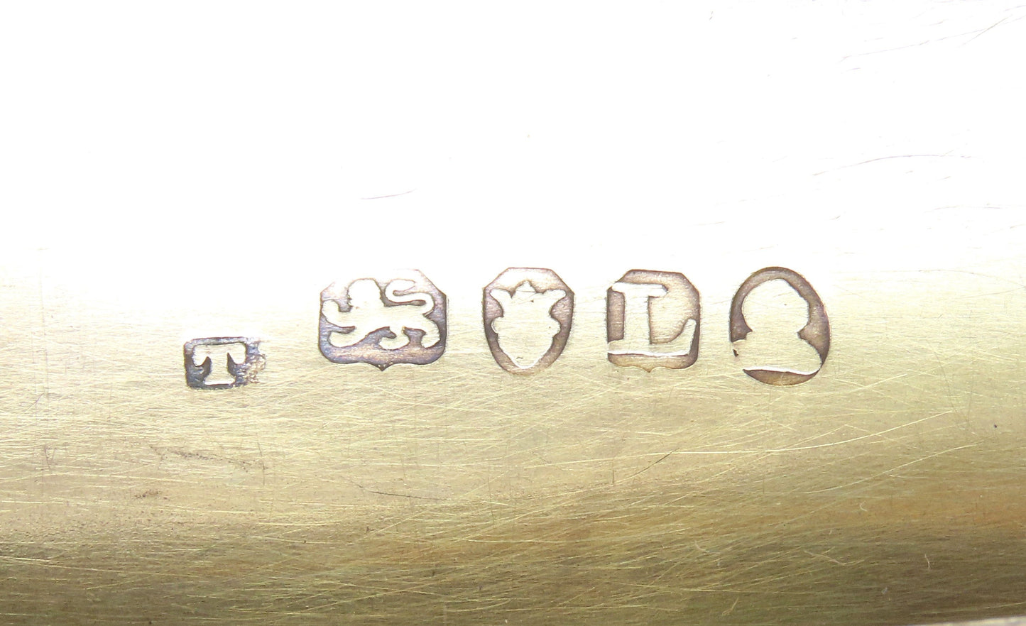 1806 English Sterling Silver Snuff Box Monogram Engraving