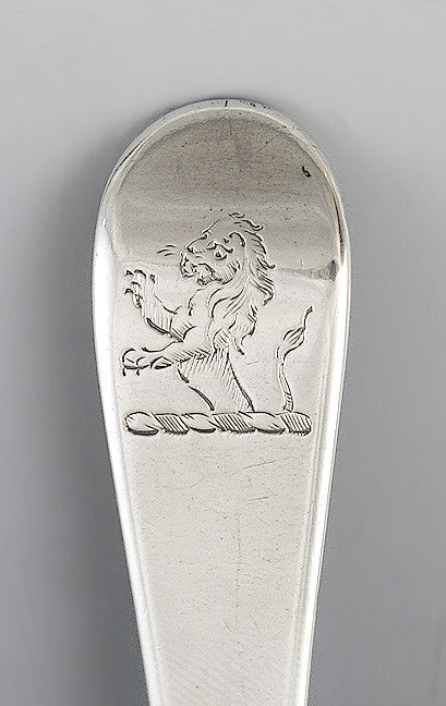 c1770s-1790s Great Set American? Silver Spoons