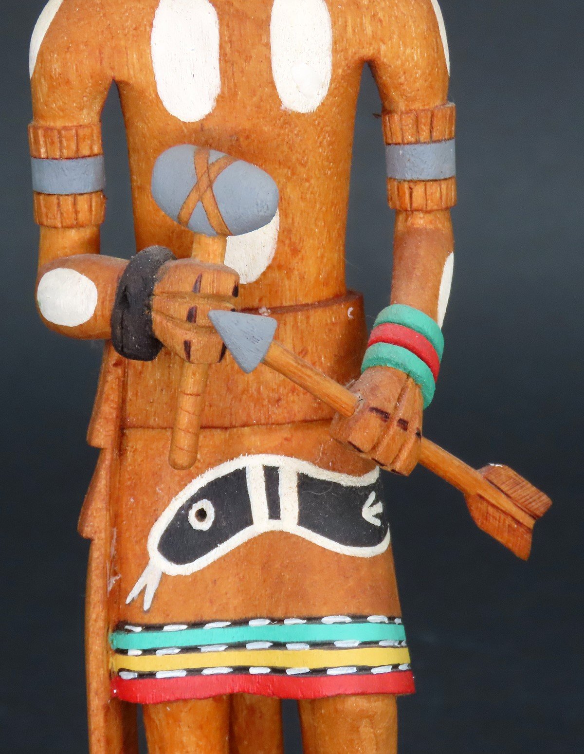 Hopi Katsina Mouse Warrior Second Mesa Doll Melson Harris Maker