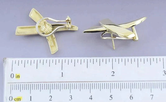 Designer Tiffany & Co Paloma Picasso 18k X Kiss Crossover Earrings