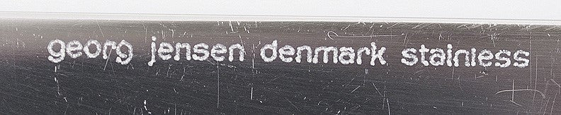 Fine Georg Jensen Acorn Sterling Silver Cake Fish Knife 10 1/2"