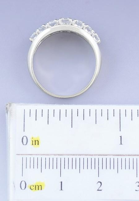 Dazzling 14k White Gold & ~1ct Diamond Anniversary Band Ring