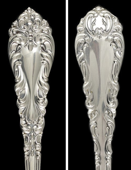 Vintage Amston Athene Sterling Silver Serving Fork 9 1/4" NO MONO