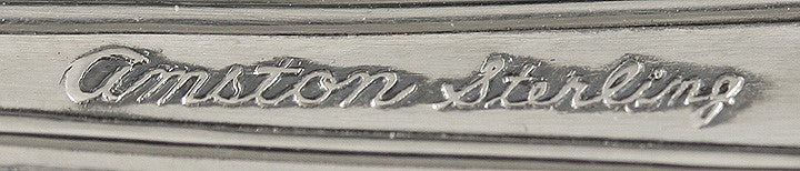 Vintage Amston Athene Sterling Silver Serving Fork 9 1/4" NO MONO