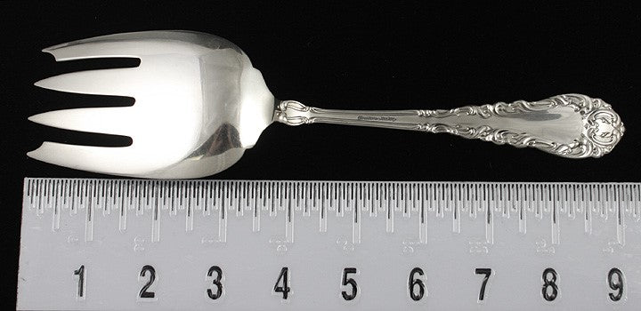 Vintage Amston Athene Sterling Silver Serving Fork 9 1/4" NO MONO