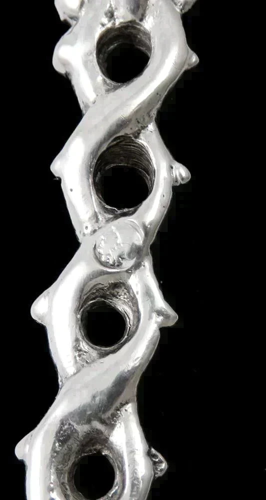 Antique 1890 Dutch Silver Mother Mary Jesus Angles 1720 Repro Serving Spoon