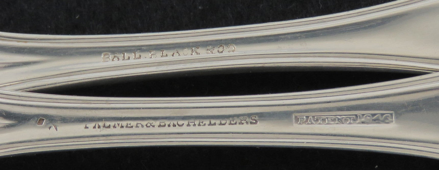 13 Antique American Coin Silver c1850 Olive Pattern Heavy Forks 6 1/2" S MONO