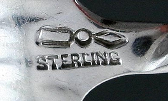 12 Dominick & Haff Twist Handle Sterling Orange Spoons