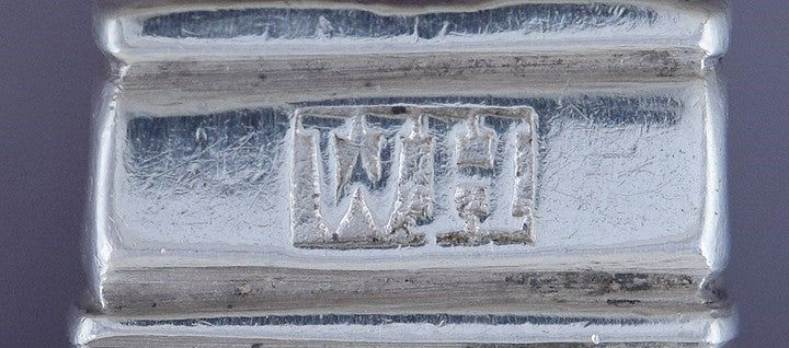 Antique c1880-1900 Great set 5 Chinese Export Silver Wang Hing Forks