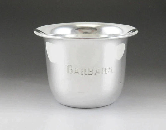 Vintage Norwegian Silver Child/Youth Mug or Cup ‘Barbara’ Monogram