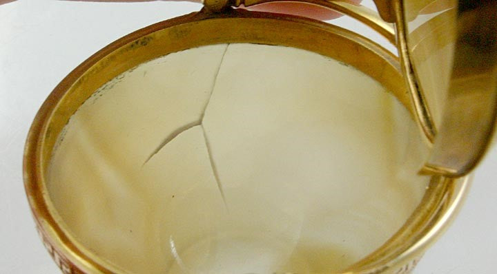 1830 Agate & 14k Gold Box Continental European