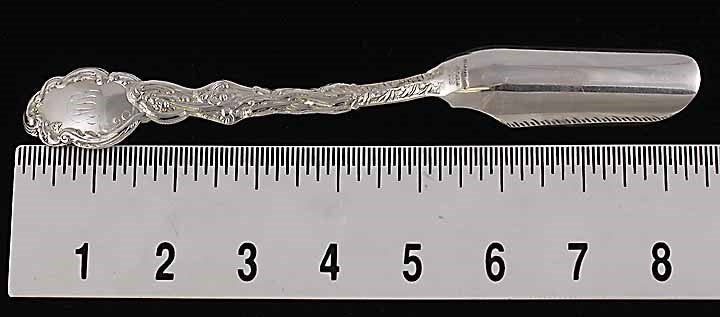 Antique Gorham Versailles Heavy Sterling Silver Cheese Scoop Server 8 3/8"