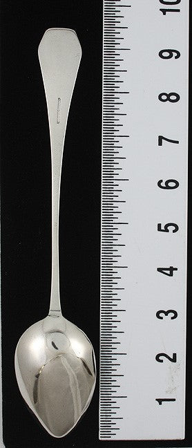 c1800 Antique Clement Beecher American Coin Silver Coffin End Spoon 9.5"