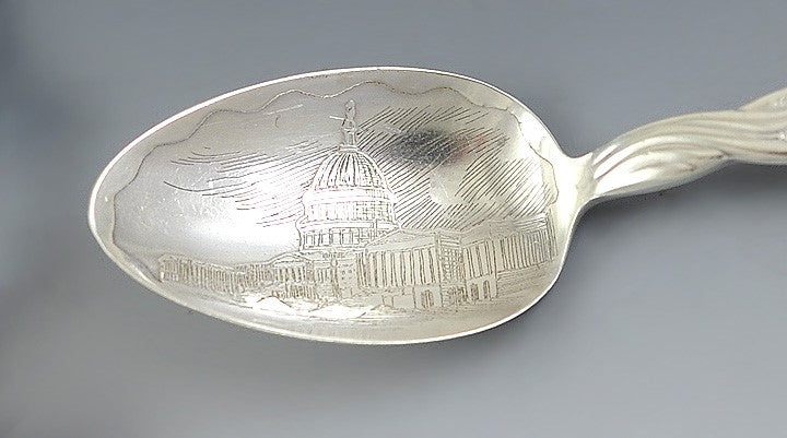 Nice Set 12 Sterling Silver Teaspoons by Whiting Lily of the Valley Pattern