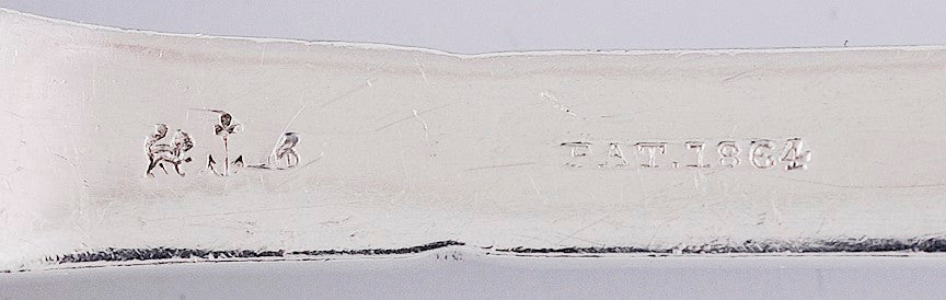 Fine Gorham Medallion 1864 Sterling Silver Casserole Serving Scoop Spoon 9"