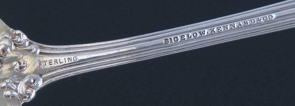 Antique Durgin Madame Royale 1897 Sterling Silver Serving Spoon 9" NO MONO