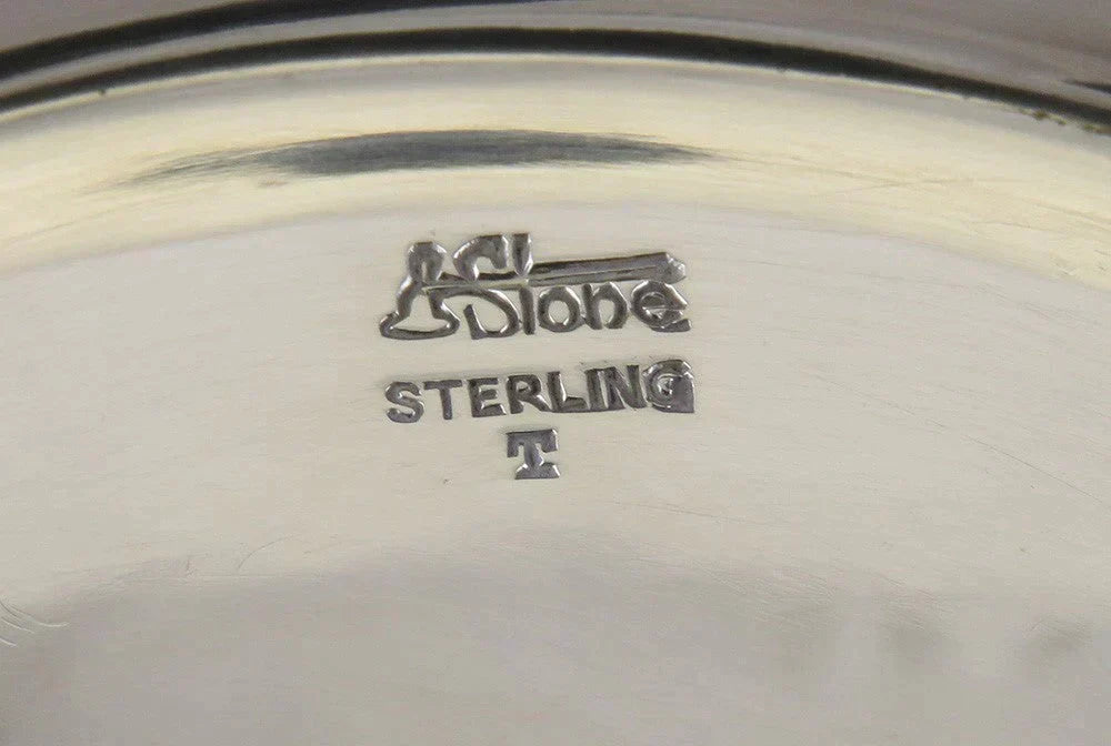 Antique c1920 Arthur Stone Sterling Silver American Colonial Style Bowl 9.5"