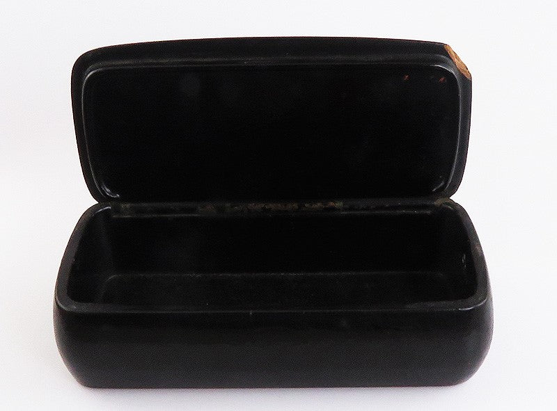 c1890 Classical Russian Lacquer Paper Mache Wagon Genre Scene Box