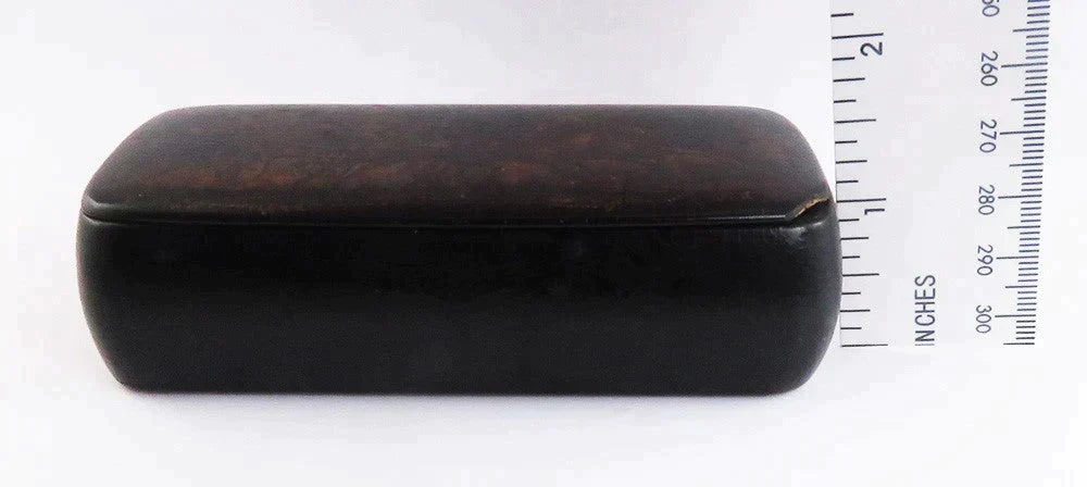 c1890 Classical Russian Lacquer Paper Mache Wagon Genre Scene Box