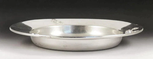 Vintage Norwegian Silver Ram Animal Soup Cereal Bowl 6 1/4"