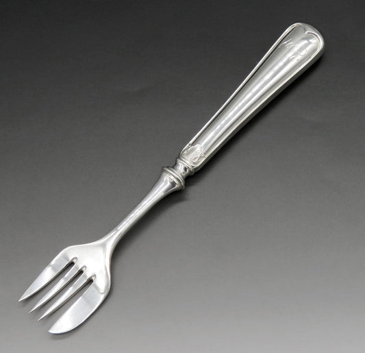 12 Antique 1920 Swedish Silver Seafood /Cocktail Forks in Original Fitted Box