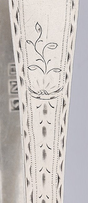 Antique Pair Late 1700s 18th Century Silver Sugar Tongs or Nips