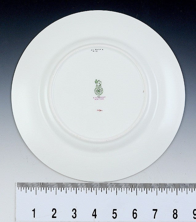 12 Beautiful Royal Doulton Gilt China Plates c1910-20s