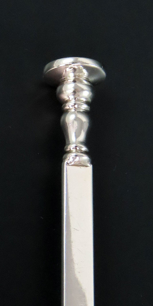 Stylish T Christiansen Sterling Silver Small Serving Spoon round Bowl 6 5/8"