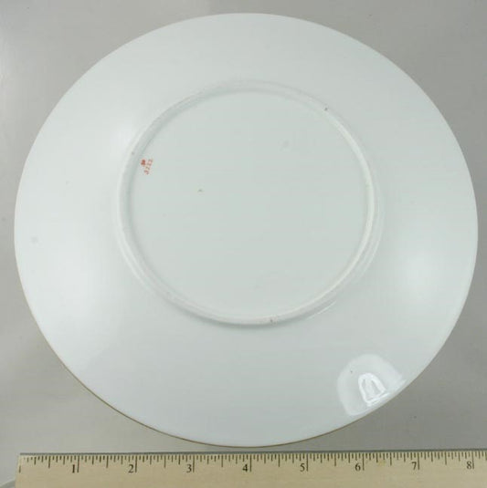 Late 19th Century Hand Painted Butterfly Cabinet Plate