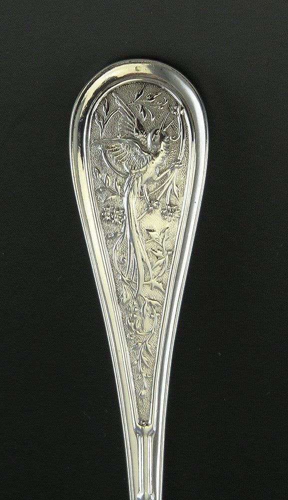 4 Antique c1890 Sterling Silver John Wednt Citrus Grapefruit Spoons