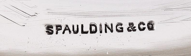 Pair Antique 1912 Gorham Sterling Silver Ribbon Bow Candlesticks 8"