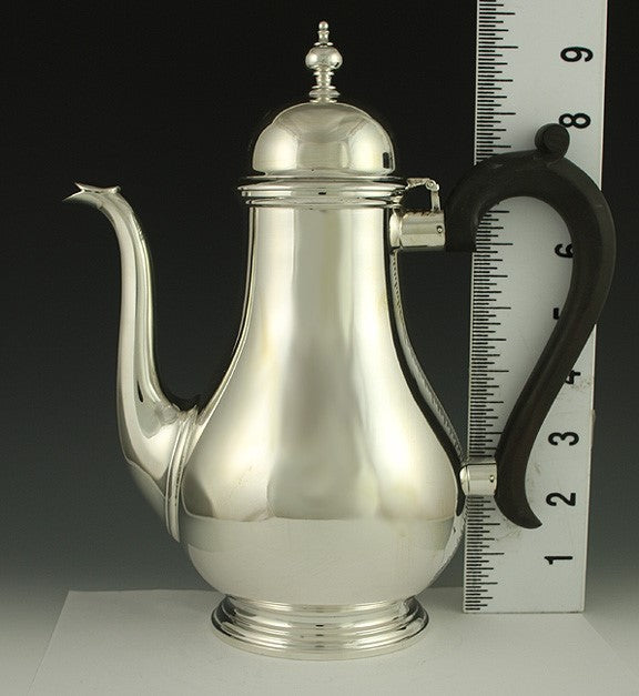 Tiffany & Co 19th Century Georgian Style Sterling Silver Tall Coffee Tea Pot