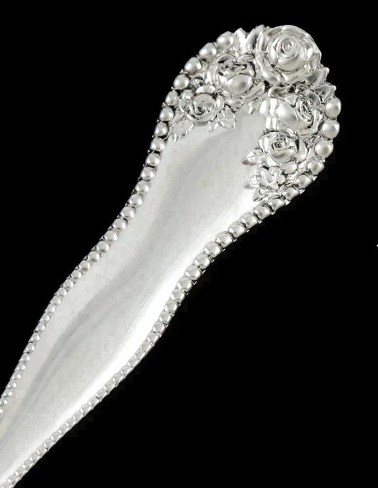 Antique Sterling Silver Gorham Lancaster Rose 1897 Cheese Scoop Server NO MONO