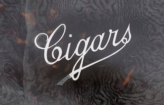 1910 Fine English Sterling Silver & Faux Tortoise Cigar Box