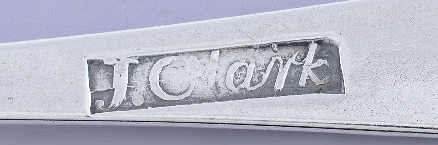 Late 1700s early 1800s set 5 American Coin Silver Coffee / Teaspoons