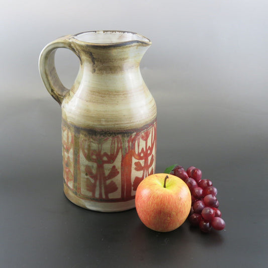 Jacques Pouchain L'Atelier Dieulefit Pichet Faïence Large Earthenware Pitcher