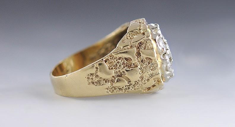 Superb Quality 14k Yellow Gold And ~1.75ct Diamond Ring Size 11.25