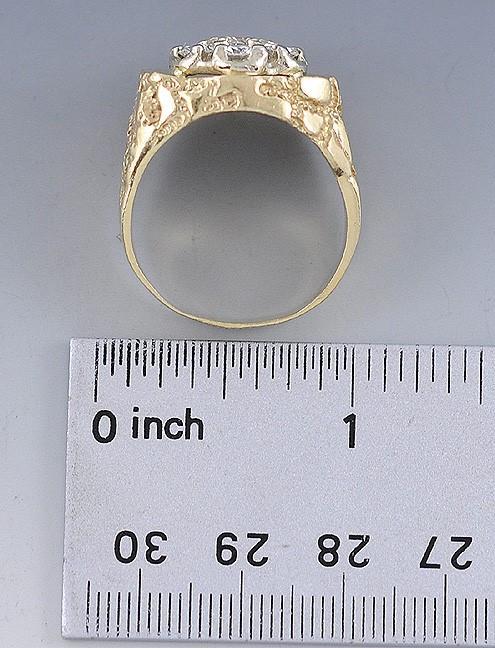 Superb Quality 14k Yellow Gold And ~1.75ct Diamond Ring Size 11.25